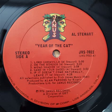 “Year of the Cat” by Al Stewart – Vinot Records