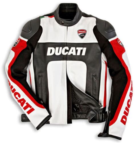 Men's Black Ducati Leather Jacket Motorbike Racer Leather - Etsy