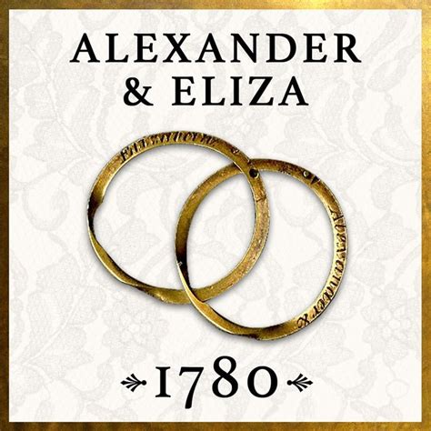 actual wedding rings of Alexander and Eliza Hamilton | Hamilton ...