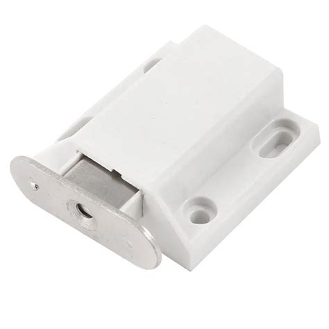 White Push To Open Magnetic Door Drawer Cabinet Catch Touch Latch In