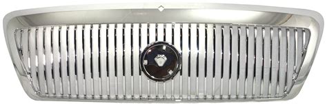 Grille Assembly Compatible With 2003 2005 Mercury Grand Marquis Chrome