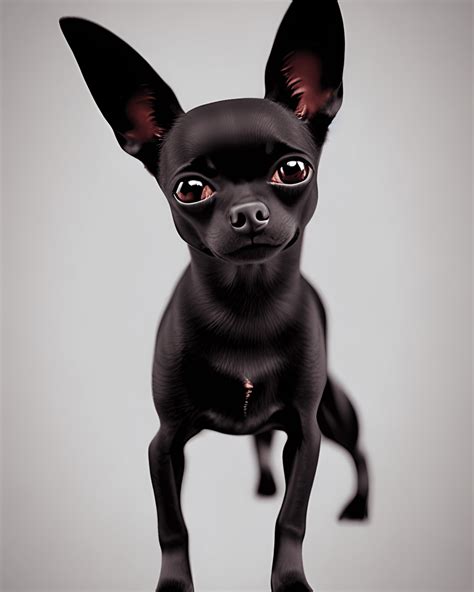 Black Chihuahua Graphic Creative Fabrica