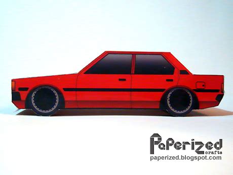 Toyota Corolla Dx Ke Papercraft Paperized Crafts