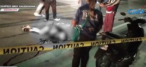 Rider Patay Matapos Pagbabarilin Sa Qc Mga Suspek Ninakaw Pa Umano