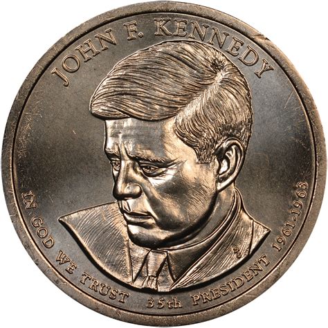 2015 P John F Kennedy 1 Ms Presidential Dollars Ngc