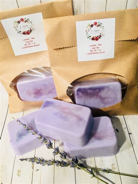 Lavender Soap Goats Milk Shea Cocoa Butter Glycerin Etsy