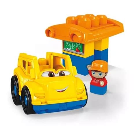 Fisher Price Mega Bloks Autobús Escolar Carrito De Bloque MercadoLibre