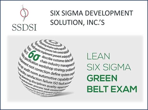 Lean Six Sigma Green Belt Certification Examination Sixsigma Dsi