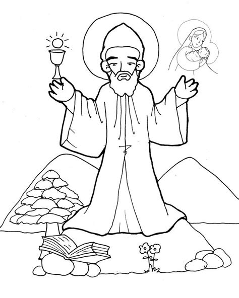 SAN CHARBEL MAKHLOUF Para Pintar Saint Coloring Reindeer Disney