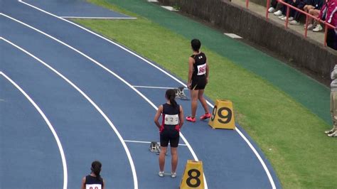 2016 茨城県中学新人陸上 女子4x100mr決勝 Youtube