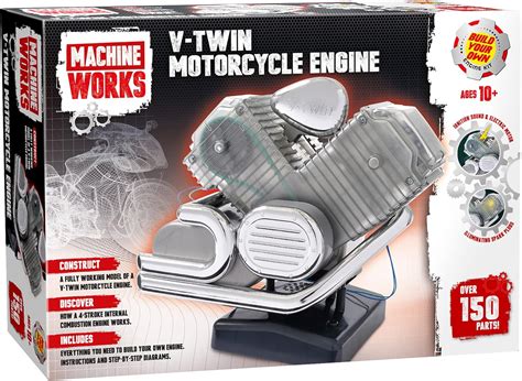 Machine Works Bulld Your Own V Twin Motorcycle Engine Toy