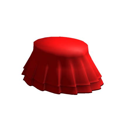 Red Ruffled Y2k Mini Skirt Roblox Item Rolimon S