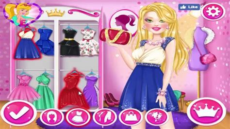 Games Dress up and Makeup for Barbie Doll Princess - Barbie Prom Style