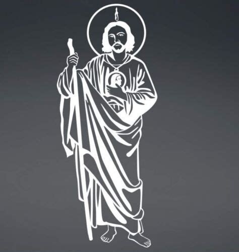 San Judas Tadeo Vinyl Decal Sticker Juditas Calcamonia Saint Jude