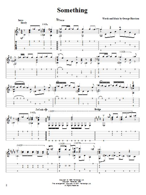 Something By The Beatles Solo Guitar Guitar Instructor