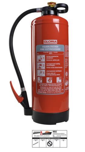 Gloria P12PRO Auflade Pulver Feuerlöscher Kaufland de