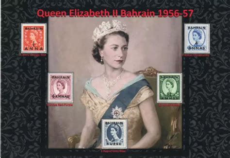 Qeii Nice Display Queen Elizabeth Ii Bahrain Set Sg Sg