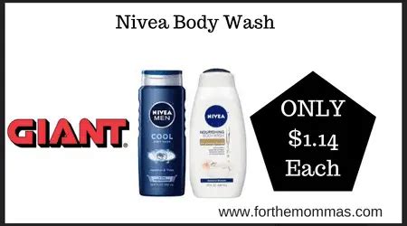 Nivea Body Wash ONLY 1 14 Each With Giant Deal