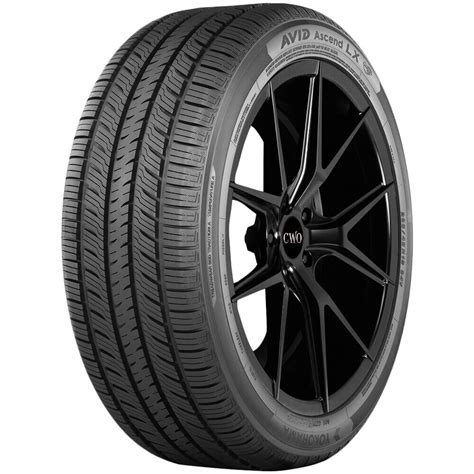 Qty R Yokohama Avid Ascend Lx H Sl Black Wall Tires