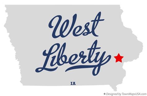Map Of West Liberty Ia Iowa