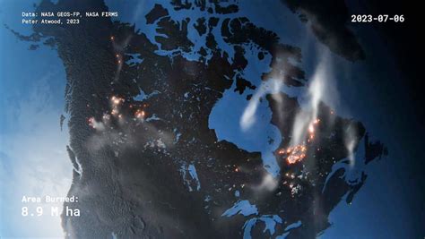 New map visualizes entire 2023 wildfire season in Canada, the worst on ...