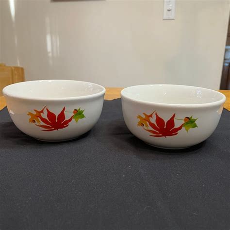 Royal Norfolk Fall Leaves Bowls Etsy