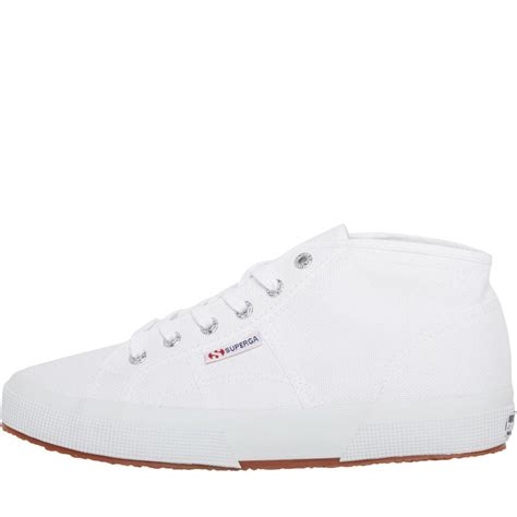 Buy Superga Cotu Canvas High Top Pumps White