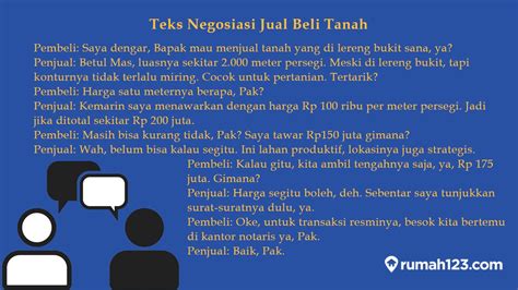 Contoh Teks Negosiasi Jual Beli Singkat Dalam Berbagai Situasi