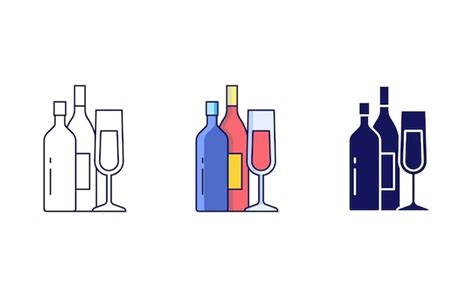 Premium Vector Alcohol Vector Icon