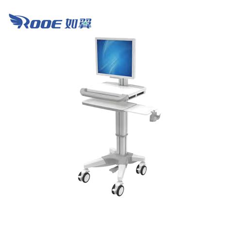 EMR Sit-Stand Mobile Medical Computer Cart On Wheels