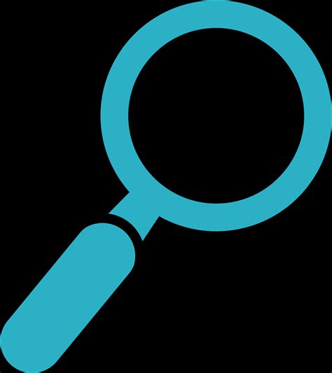 Download Blue Magnifying Glass Icon