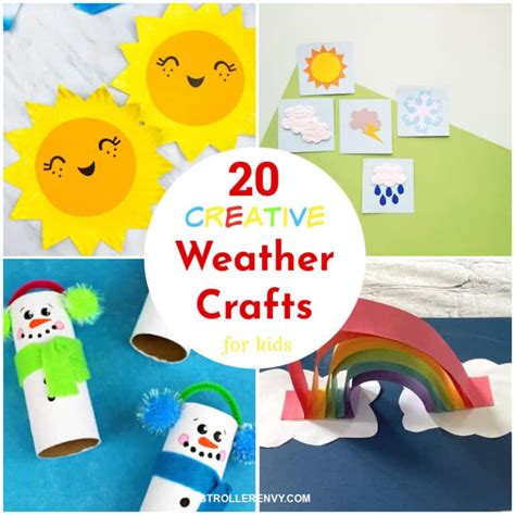 20 Creative Weather Crafts For Kids Thatll Keep Them Busy