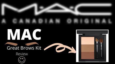 Mac Great Brows Kit Get Perfect Brows Mac Cosmetics Review Video