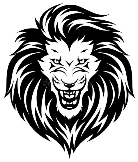 Roaring Lion Logo Black And White