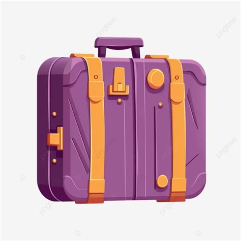 Cartoon Hand Drawn Travel Suitcase Cartoon Hand Painted Travel PNG