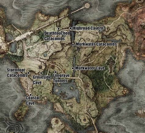 Elden Ring Limgrave Dungeon Locations Wepc