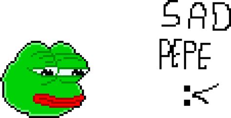 Download Sad Pepe The Frog Pepe The Frog Pixel Art Png Image With No Background