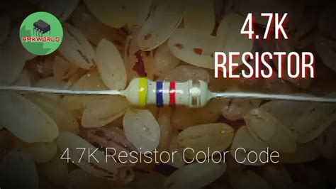 K Resistor Color Code Youtube