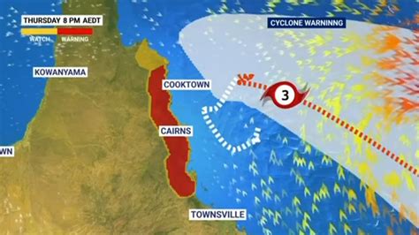 Tropical Cyclone Niran Forms Off The Coast Of Cairns Sky News Australia