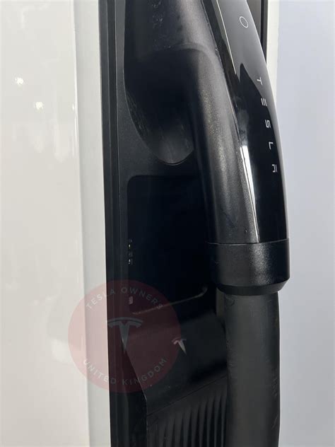 Tesla V4 Supercharger With Contactless Payment Small Screen And Longer