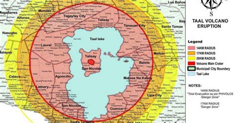 Taal Danger Zone Map