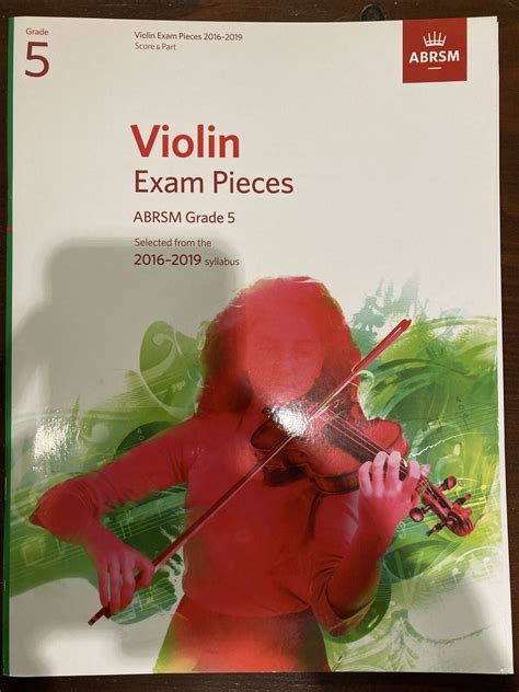 Abrsm Violin Exam Pieces Score And Part 2016 2019 Grade 5 Ebay