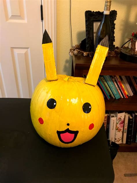 "Pumpkachu" (Pumpkin Pikachu) | Pikachu, Character, Creation