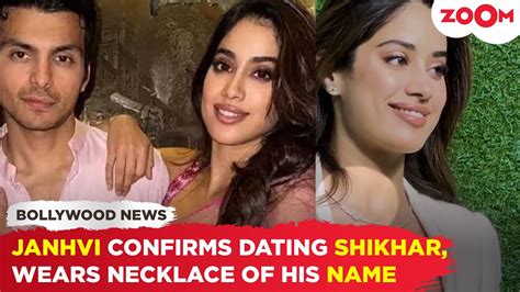 Janhvi Kapoor Confirms Dating Shikhar Pahariya Wears His Names Necklace At Maidaan Screening