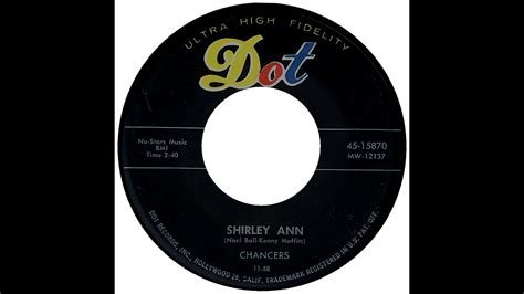 Chancers Shirley Ann Youtube Music