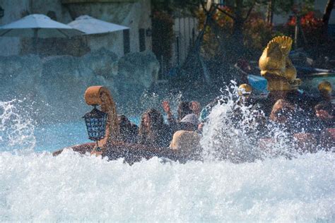 Europa Park Rust Germany April 20th 2022 Water Roller Coaster