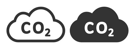 Co2 Emissions Icon Ecology And Environment Symbol Sign Vector Carbon Dioxide Pollution