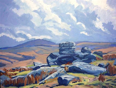 On Bodmin Moor Showery Tor Bert Bruins Art Paintings