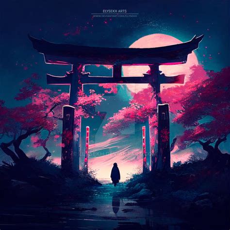 The Magical Torii By Elysekh On Deviantart