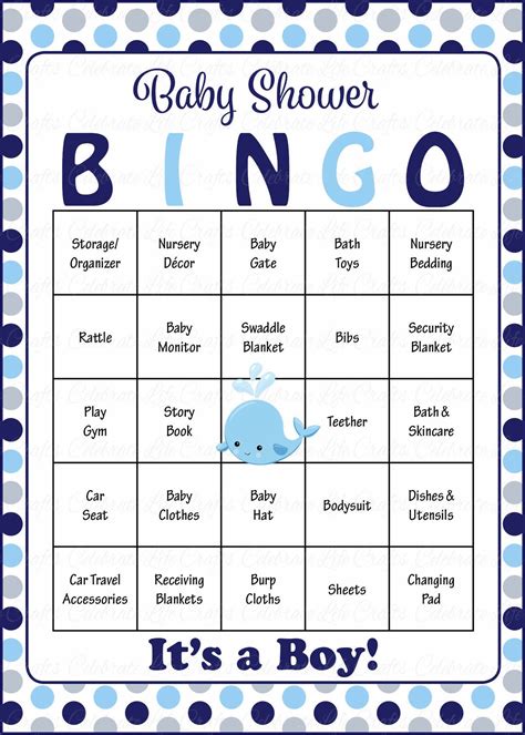 Baby Shower Game Printables